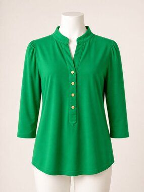 Premise Collared Blouse Green Size Large